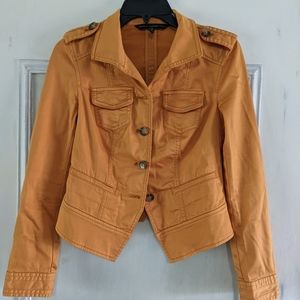 White House Black Market golden yellow jacket. Size 00.